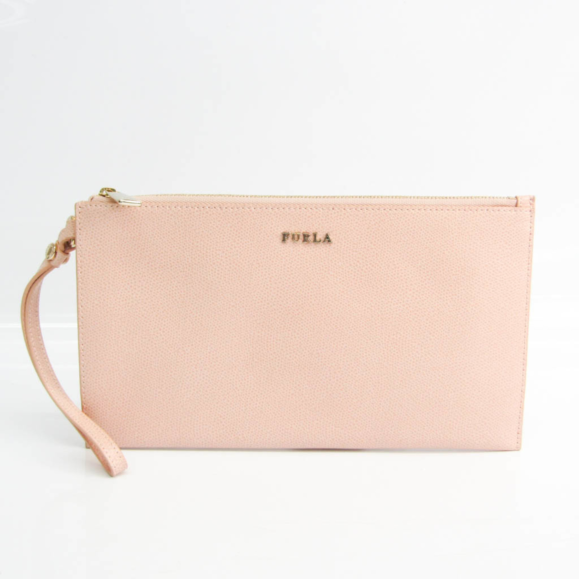 Furla Pink Wristlet Clutch